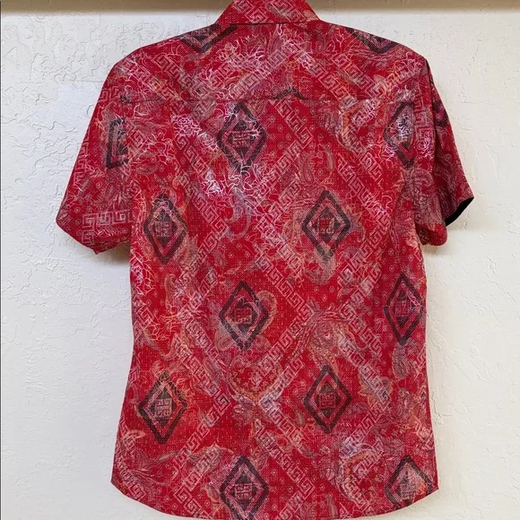 V.I.P Collection Patterned Button-up Shirt - Picture 4 of 5